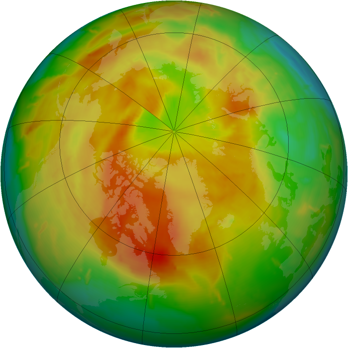 Arctic ozone map for 26 April 2011